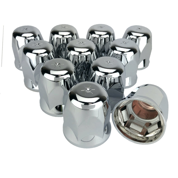 Alcoa 33mm Push On Hex Lug Nut Cover With Flange And Interior Metal Clips