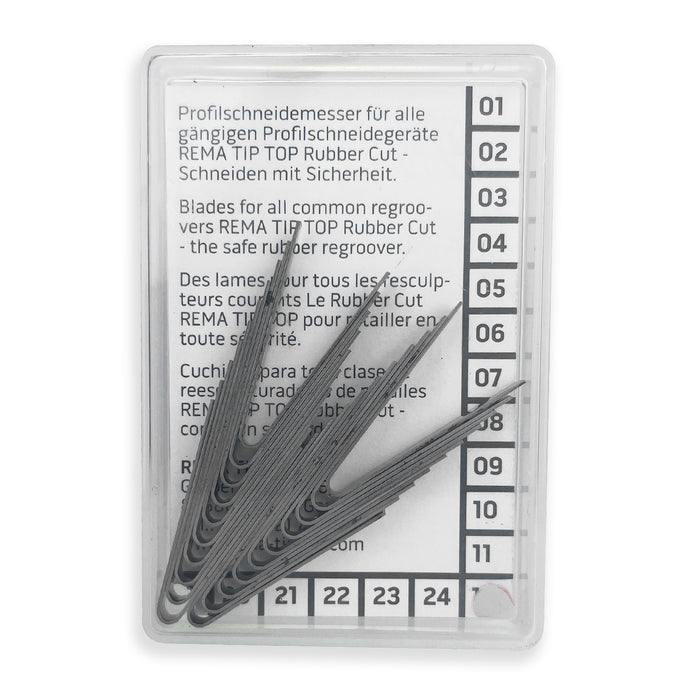 20 Rema Tip Top Tire Regroover Round Edge Blades - Available in multiple sizes
