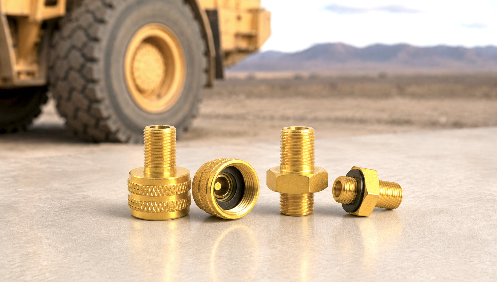 Large Bore Tire Valve Adapter
