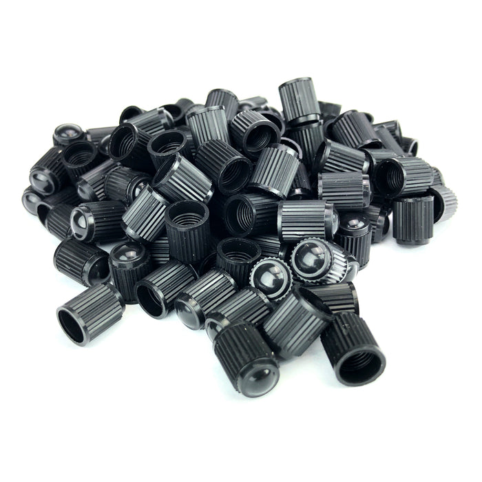 Black Valve Cap for All American Schrader Type Valve Stems