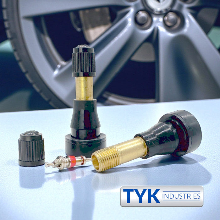 TYK Industries TR-600HP Tubeless Tire High Pressure Valve Stems (50 Pack)