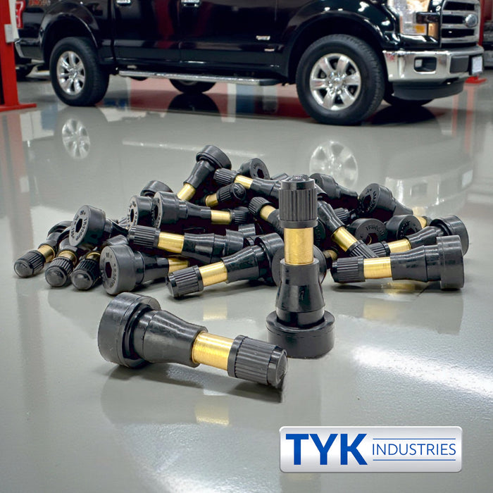 TYK Industries TR-600HP Tubeless Tire High Pressure Valve Stems (50 Pack)