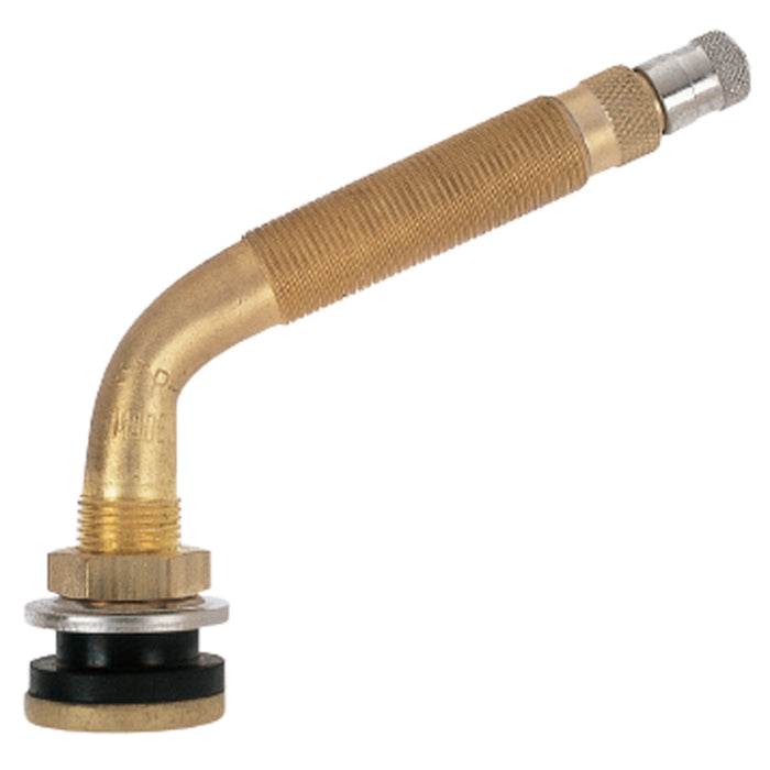 10 PACK - Haltec TV-621A Bent Brass Air Liquid Valves Stem for Tractor & Road Grader Service
