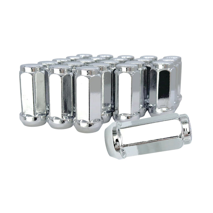 14x2 XL Long Wheel Lug Nuts - 1.9 Inch Tall - 3/4 Hex - Fits Many Ford, Lincoln, Expedition, F150, F250, Navigator