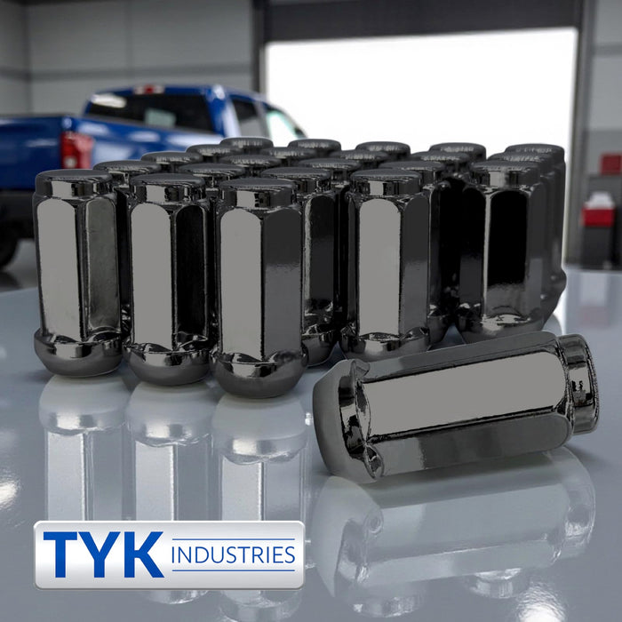 14x2 XL Long Wheel Lug Nuts - 1.9 Inch Tall - 3/4 Hex - Fits Many Ford, Lincoln, Expedition, F150, F250, Navigator