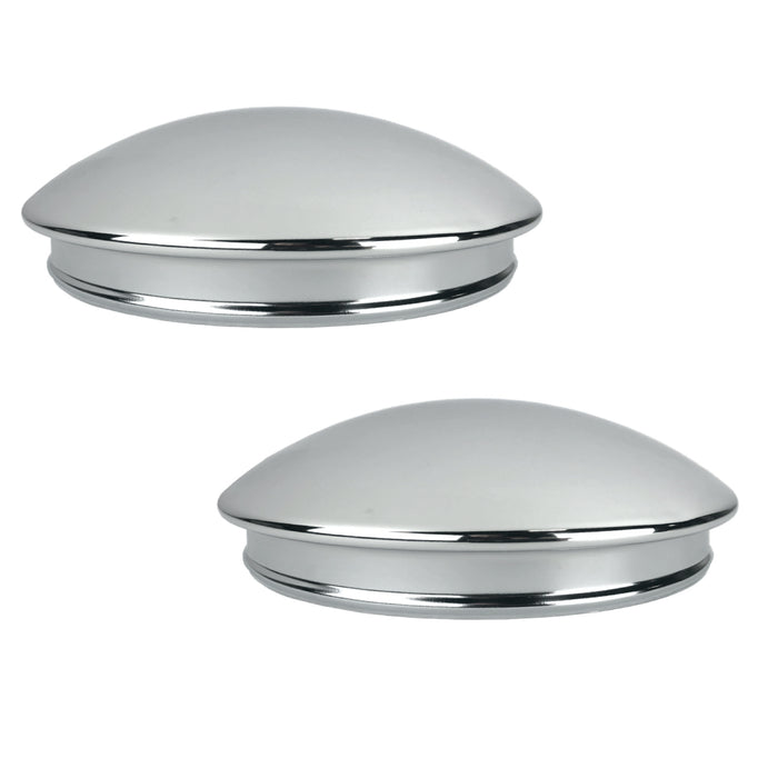 Vintage 8 inch Baby Moon Chrome Center Caps - Available in Various Sizes and Quantities