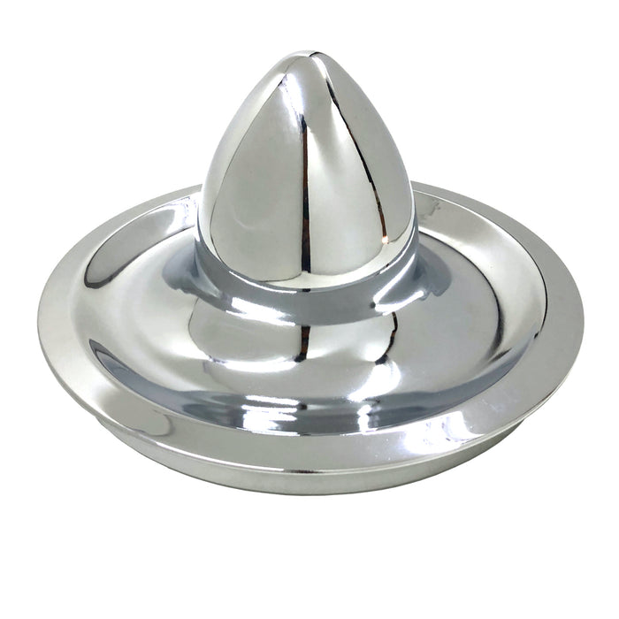 Vintage 8 inch Bullet Style Chrome Center Caps for Smoothie Wheels