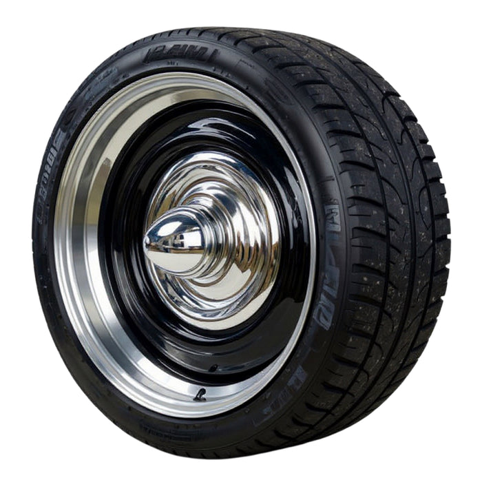 Vintage 8 inch Bullet Style Chrome Center Caps for Smoothie Wheels