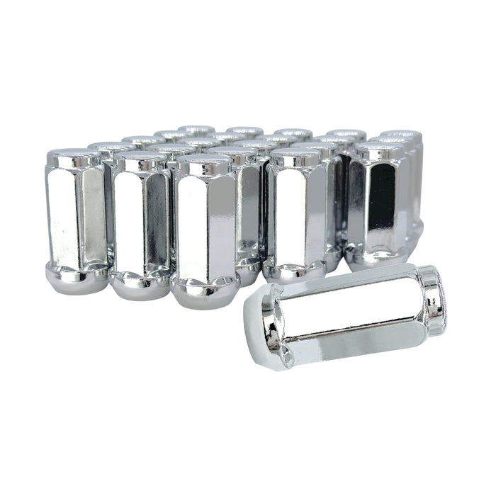 14x1.5 XL Long Bulge Acorn Truck Wheel Lug Nuts - 1.9 Inch Tall - 3/4 Hex - Fits Many Chevrolet, GMC, RAM, Silverado, Tahoe, Yukon, Sierra, 1500