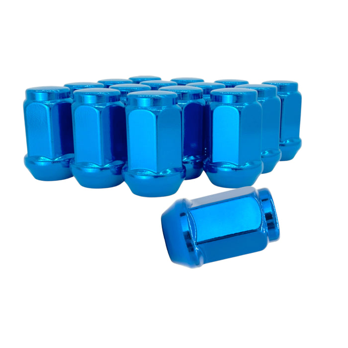 1/2 Closed End One Piece Bulge Acorn Wheel Lug Nuts - 3/4, 19mm Hex - 1.38 Inch Tall - Fits Many Boat Trailers, Buick, Cadillac, Chevrolet, Dodge, Ford, Jeep