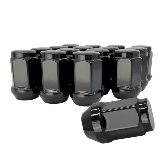 12X1.25 Closed End Bulge Acorn Wheel Lug Nuts - 3/4, 19mm Hex - 1.38 Inch Tall - Fits Many Infiniti, Nissan, Subaru, Suzuki