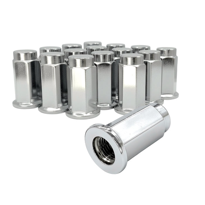 10x1.25 Flat Base Lug Nut Set - 14mm Hex - 1.25 Inch Tall - Fits Many ATV UTV Kodiak, Banshee, Rapto,r Honda, Yamaha, Suzuki ATV UTV Wheels