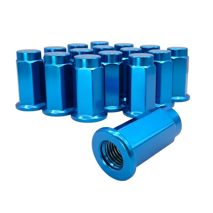 10x1.25 Flat Base Lug Nut Set - 14mm Hex - 1.25 Inch Tall - Fits Many ATV UTV Kodiak, Banshee, Rapto,r Honda, Yamaha, Suzuki ATV UTV Wheels