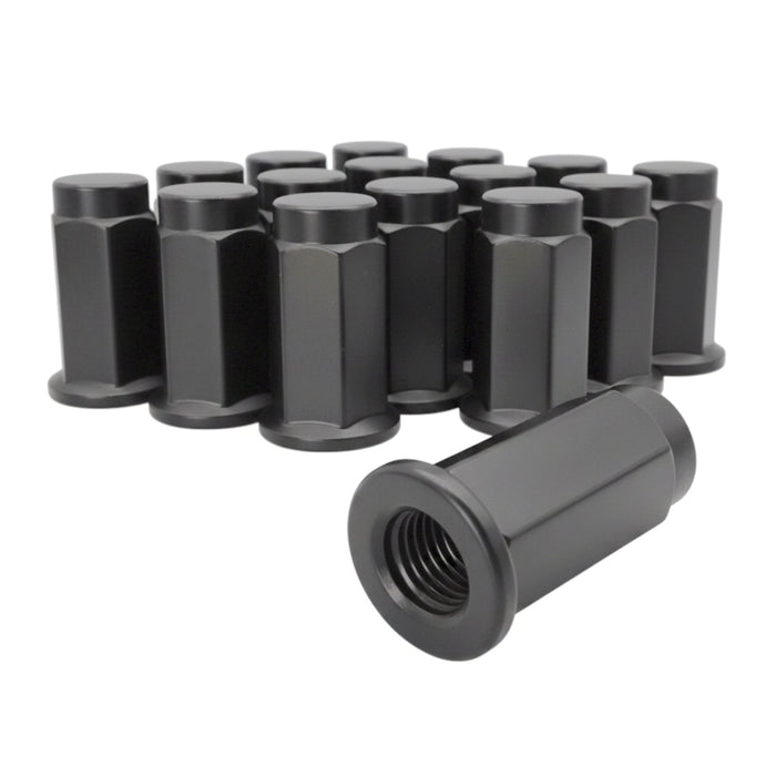 10x1.25 Flat Base Lug Nut Set - 14mm Hex - 1.25 Inch Tall - Fits Many ATV UTV Kodiak, Banshee, Rapto,r Honda, Yamaha, Suzuki ATV UTV Wheels