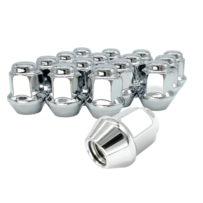 3/8 Tapered Base Lug Nut Set - 17mm Hex - 1.10 Inch Tall - Fits Many KTM, Polaris, ITP, ATV UTV Wheels