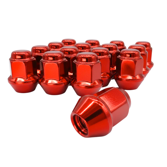 3/8 Tapered Base Lug Nut Set - 17mm Hex - 1.10 Inch Tall - Fits Many KTM, Polaris, ITP, ATV UTV Wheels
