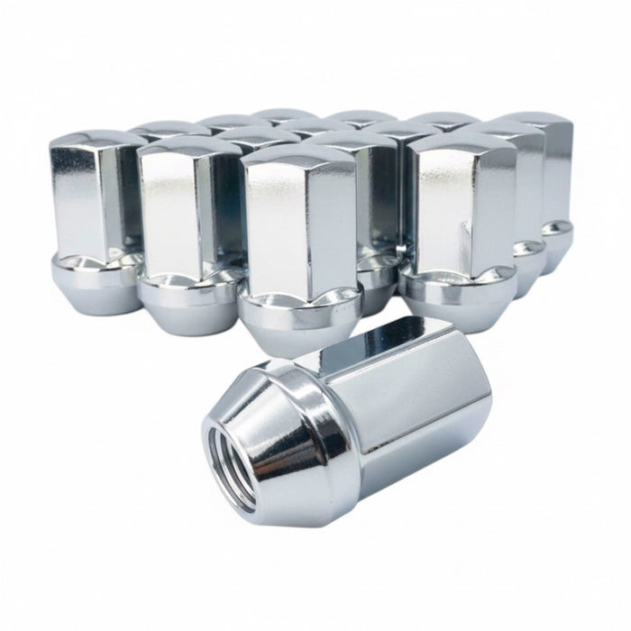 9/16 OEM Solid Style Large Seat Lug Nuts - 7/8, 22mm Hex - 1.65 Inch Tall - Fits Many OE Dodge, Ram 1500, Durango, Dakota, Raider