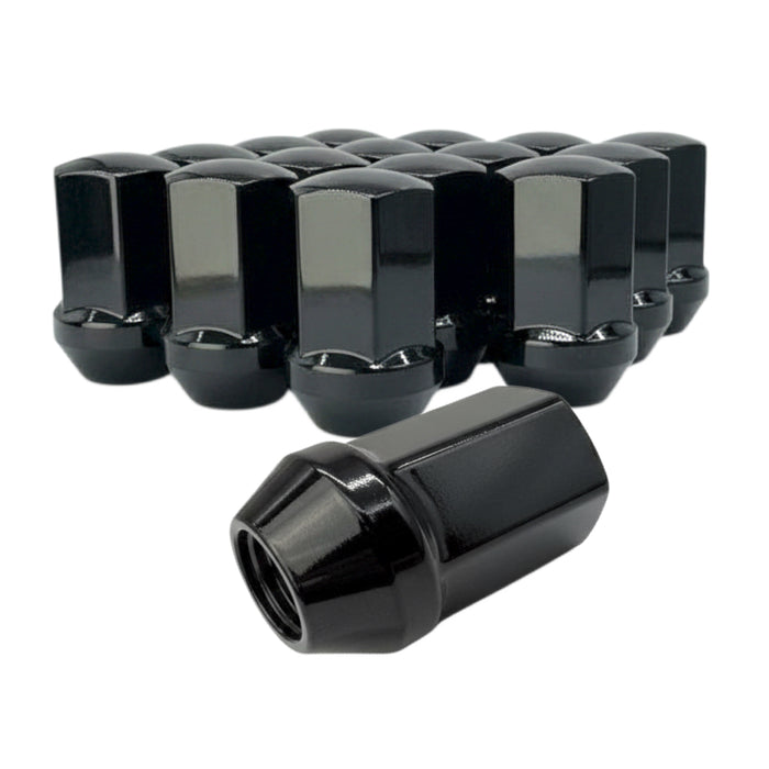 9/16 OEM Solid Style Large Seat Lug Nuts - 7/8, 22mm Hex - 1.65 Inch Tall - Fits Many OE Dodge, Ram 1500, Durango, Dakota, Raider