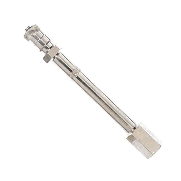 Haltec HE-371 Nickel Plated Metal Valve Extension - 2 15/16 Inch with Short 3/8 Inch Collar