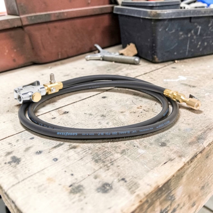Haltec I-402-3 Safety Series Air Inflator with 3 Foot Hose
