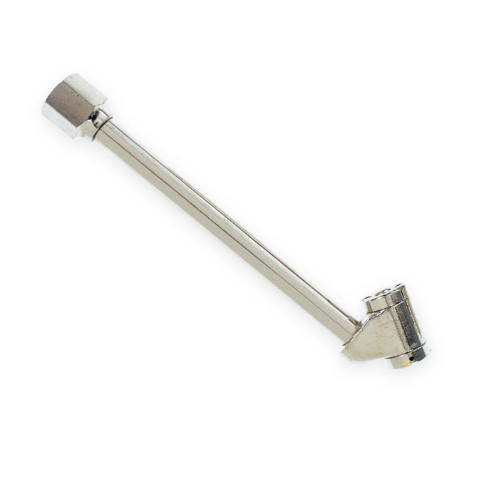 HALTEC CH-335-OP Standard Bore Dual Foot Air Chuck - Open Flow - 45 Degree Angle 1/4 NPT Female Thread
