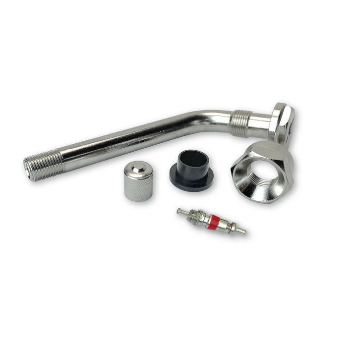 2 Pack - Haltec TV-556E Grommet Seal 75 Degree Bend Valve Stems for ALCOA Wheels (9.7 mm Valve Hole)