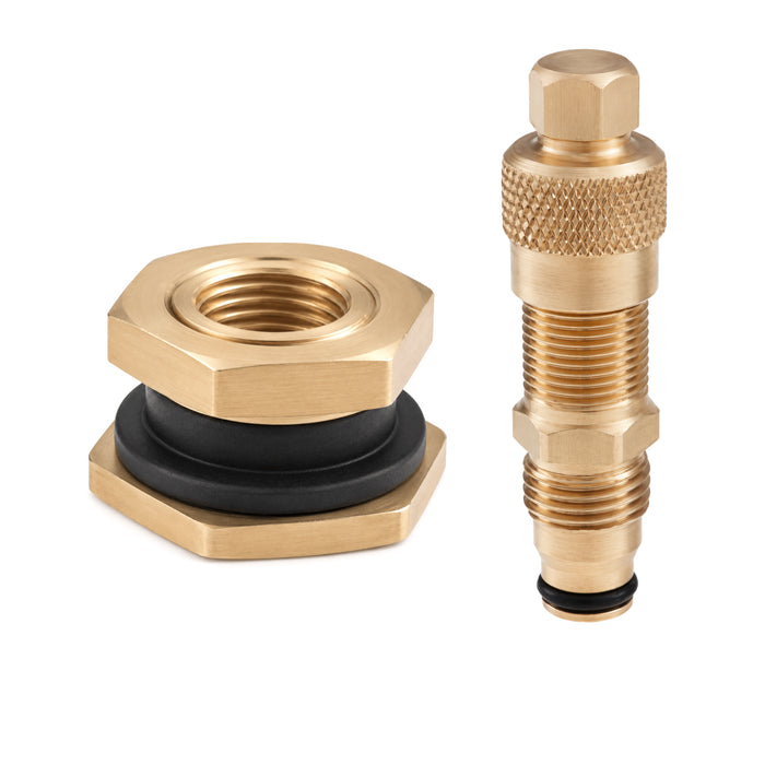 Haltec H-45 Large Bore Spud and Straight Valve Assembly - TRJ-670-3