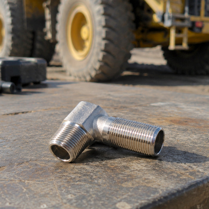 Haltec S-85 1/2" NPT Super Large Bore Angle Screw-In Spud