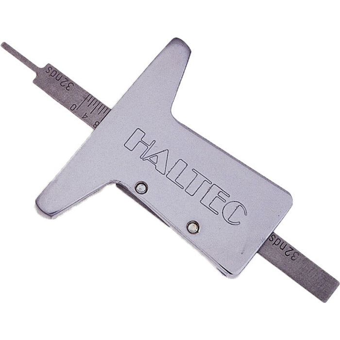 Haltec N-1420H Truck Tread Depth Gauge - Inches and Millimeter ratings