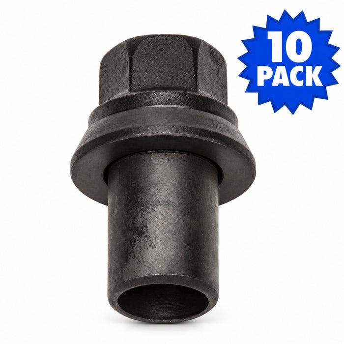 10 PACK - Haltec 578732 Dacromet Coated 33mm M22- 1-1/2 Flange Nuts for Alcoa Wheels, Rear Bus Wheels