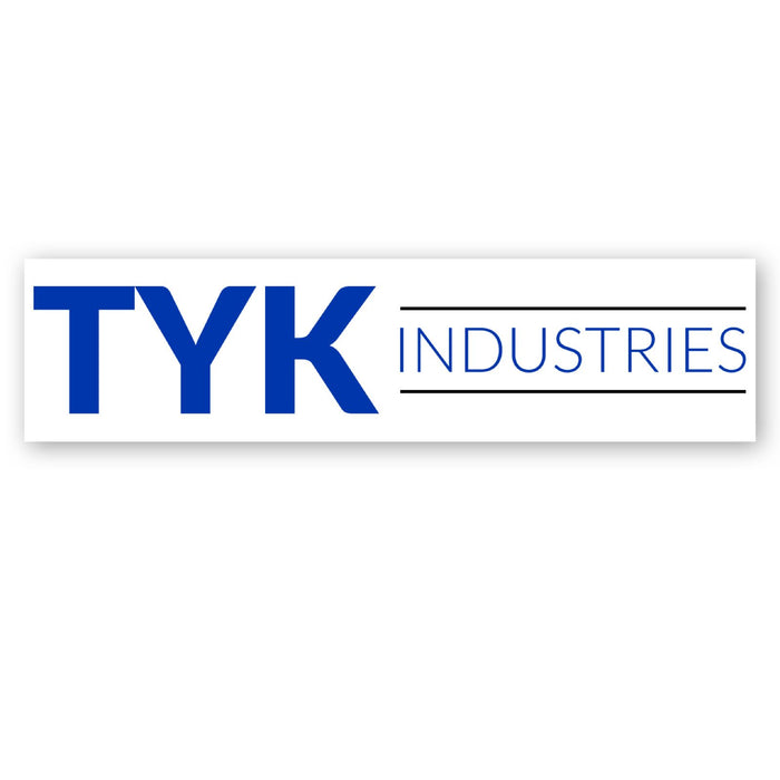 TYK Industries Black Push Through Center Cap for Auto, Truck or Trailer Wheels