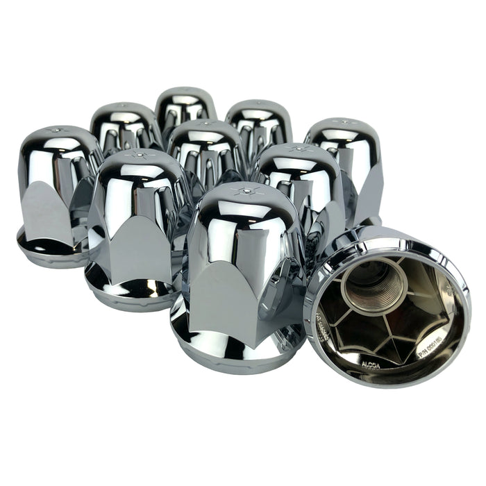 Alcoa 33mm Direct Screw On Hex Lug Nut Cover With Flange for Hub Covers