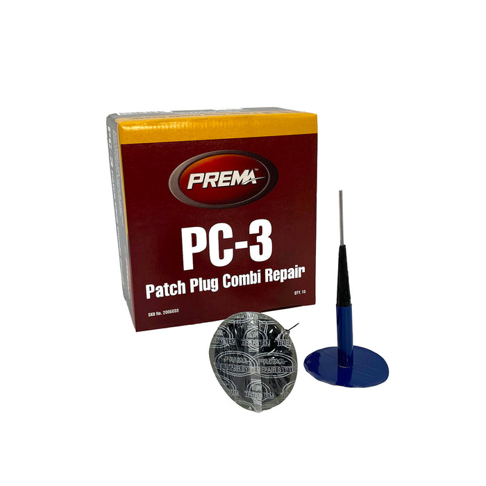 PREMA Combi Tire Repair Units w/ Wire Lead - For Automotive, Truck, Agricultural Farm Tire Repair - Available in Various Sizes and Quantities