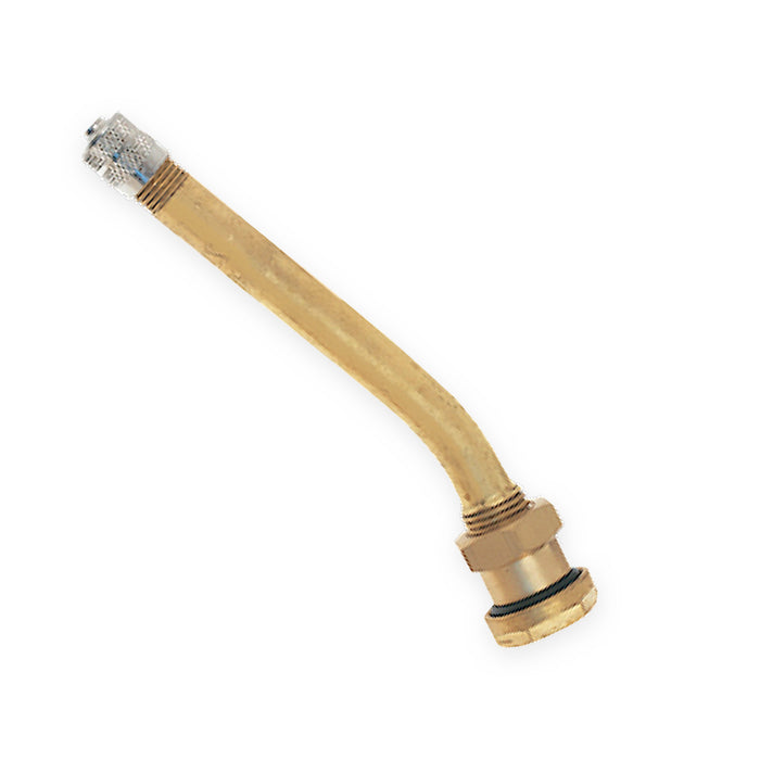 Haltec 90 MS-27 90mm Clamp In Brass Valve Stem with 27 Degree Bend - 20 Pack