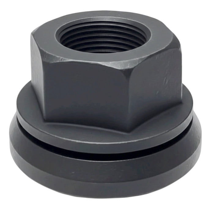 10 Pack - 33mm M22-1.5 Skirt Nuts - Hex Hub Pilot Flange Wheel Lug Nuts for Aluminum Wheels