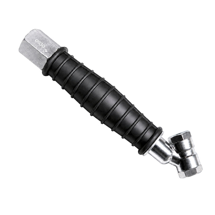 Haltec 30 Degree Dual Foot Open Flow Air Chuck with Rubber Grip