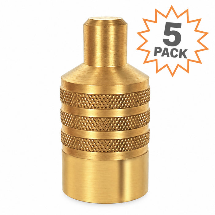 5 Pack - Haltec Mega Bore MB-13 Valve Caps with O-Ring Seal