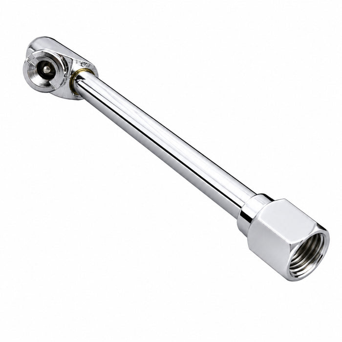 Dual Foot Straight Tilt Lock Closed Flow Air Chuck Truck Tire Inflator 1/4-inch FNPT 6-inch Length by TYK Industries