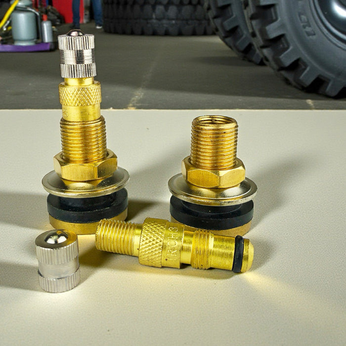 TR618A Air/Liquid Valve Stems for Industrial Agricultural Wheels by TYK Industries - available in multiple quantity options