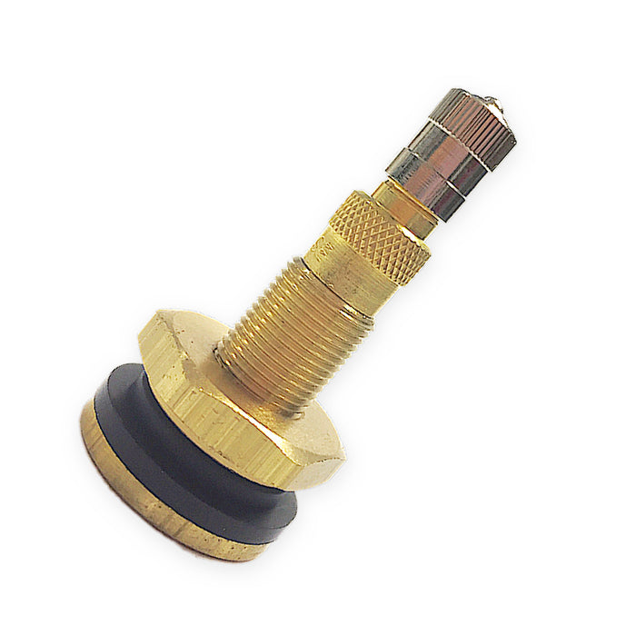 Haltec N-1000 Valve Stem - TR619A Brass Air and Liquid Valve Stem for Industrial and Agricultural Wheels.