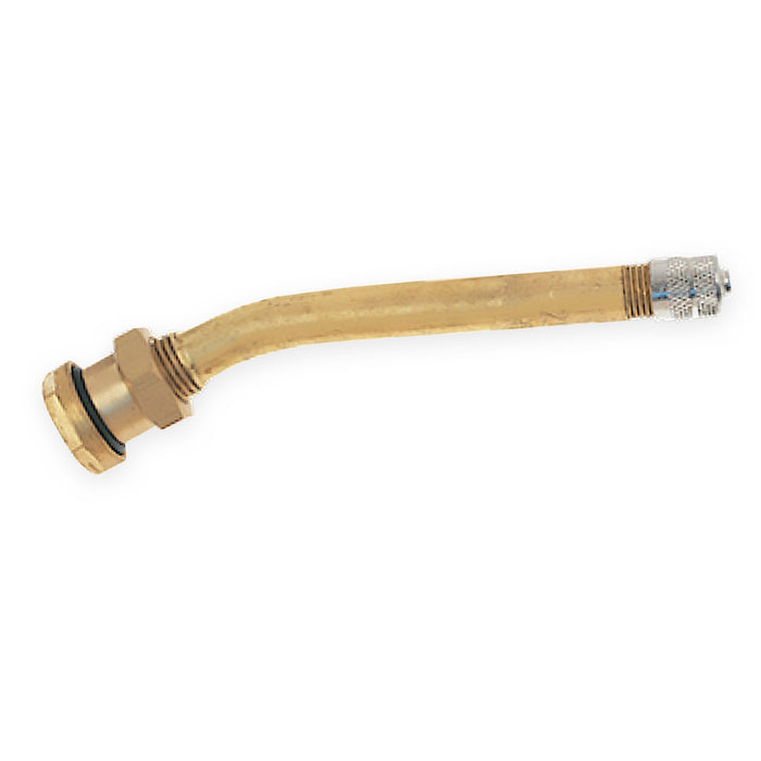 Haltec 90 MS-27 90mm Clamp In Brass Valve Stem with 27 Degree Bend - 20 Pack