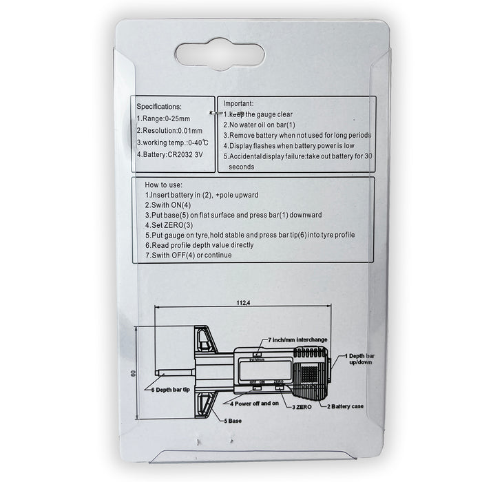 Tg32 Tire Gauge Tread Order TG32 By Interstate Pneumatics Tire Tread Depth ...
