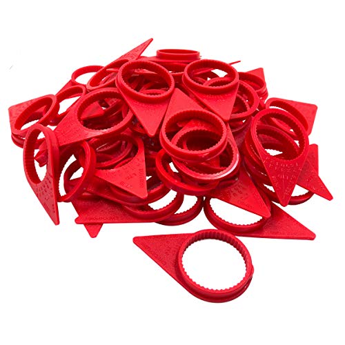 thumbnail image 2 of 20PCS 19MM Yellow Wheel Nut Indicators Wheel Bolt Nut Stud Checkpoint Indicator Pointer Compatible With Ifor Williams 1996 Onwards For Trucks Cars Caravans Trailers 2 of 9