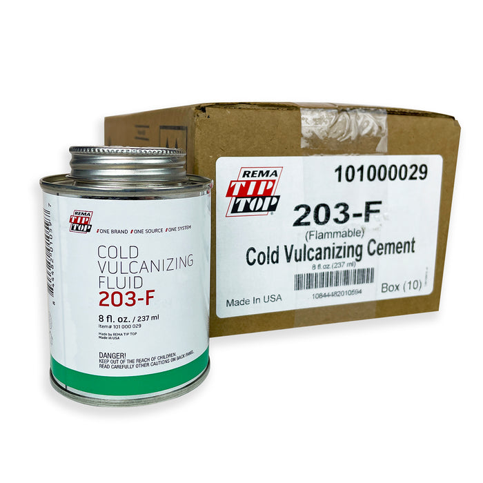REMA TIP TOP Can of Cold Vulcanizing Cement Tire Inner Tube Patch Repair Glue Fluid - Available in Multiple Sizes and Quanitities