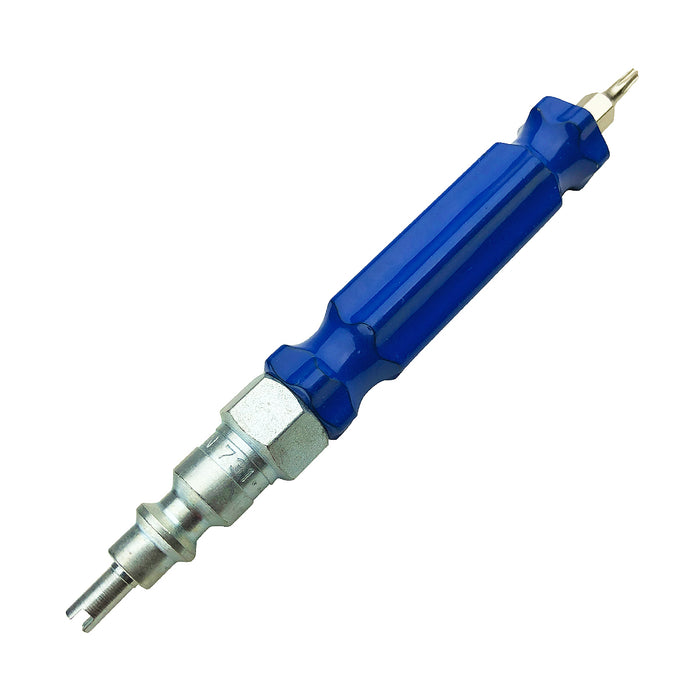 Haltec Standard Bore Valve Core Tool with T-10 Torx and Phillips bit for TPMS