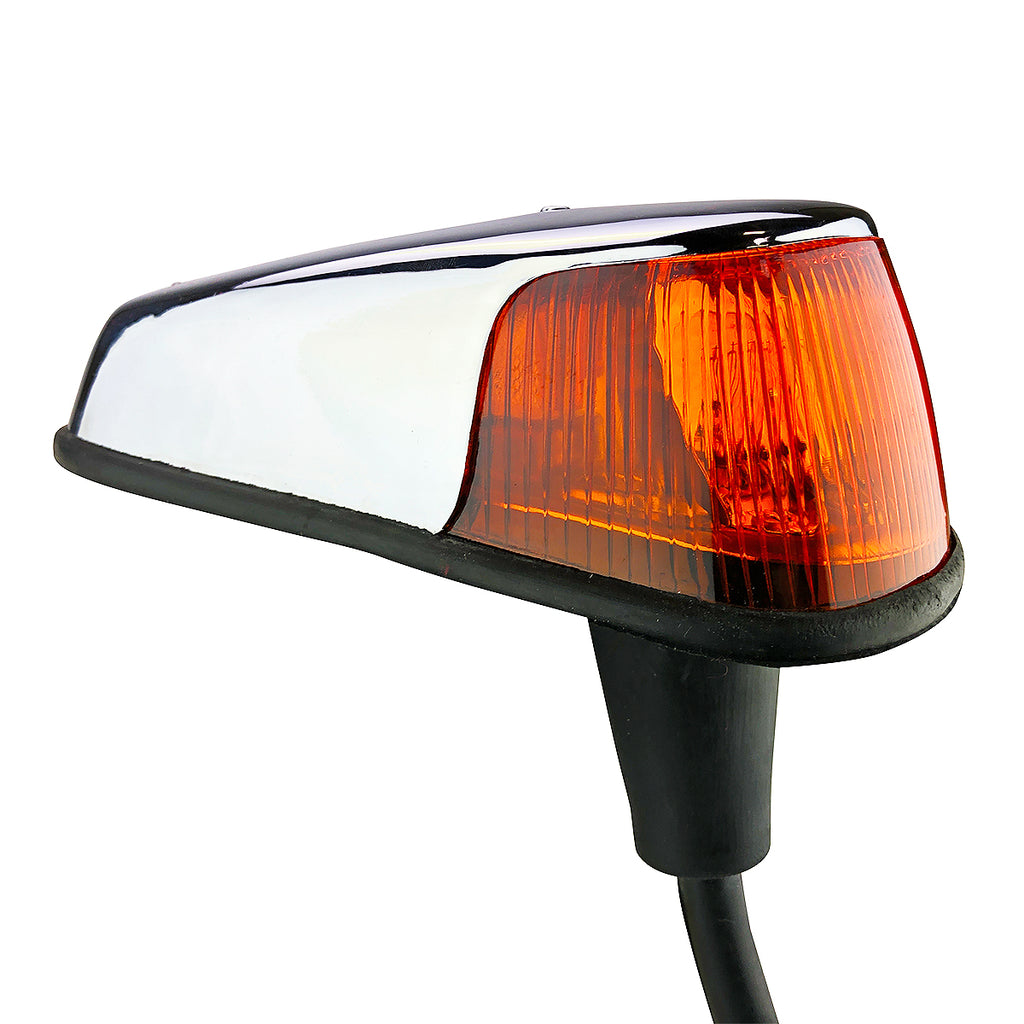 Front Left Turn Signal Assembly with Amber Lens for 1970-1979 