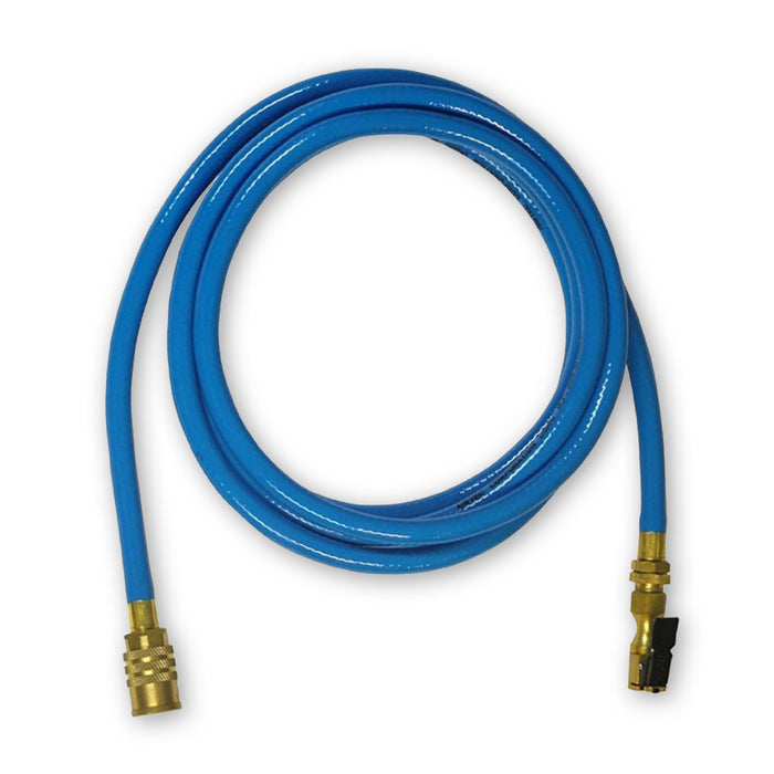 Haltec Inflation System Blue Reinforced Air Hose with Coupler and Open Flow Lock On Air Chuck - Available 4 Options