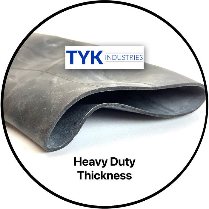 6.50-10 Forklift and Trailer Tire Inner Tube with a JS2 Bent Metal Valve Stem by TYK Industries