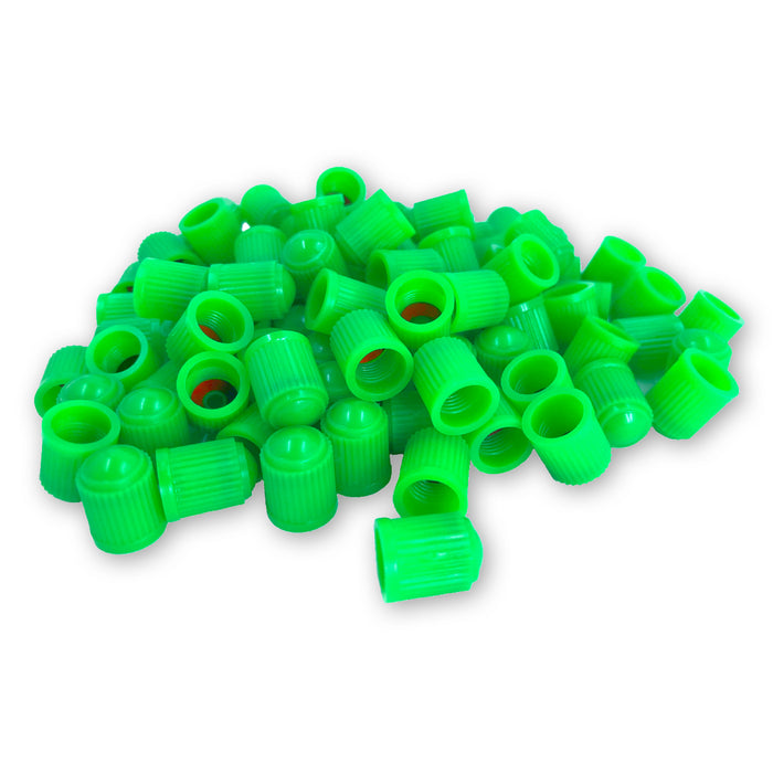 Valve Stem Caps for use on Automotive, Truck, Trailer, Bicycle and Other Applications by TYK Industries - available in multiple quantity, color and model options