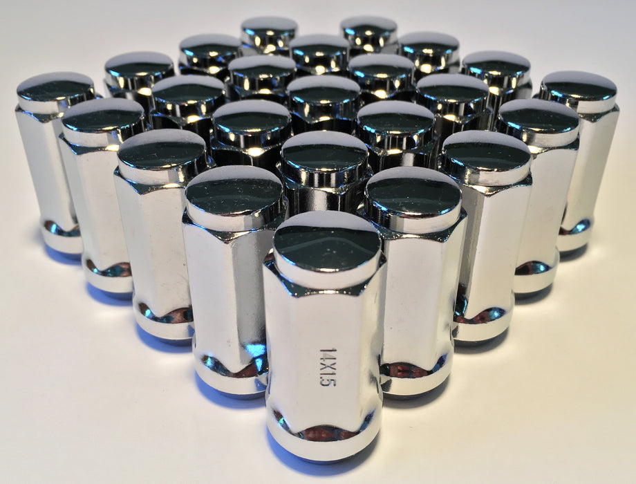 Chrome Tuner Acorn 14x1.5 Lug Nut Kit 20 Pc Set with Key Chrome Tuner Acorn 14x1.5 Lug Nut Kit 20 Pc Set with Key